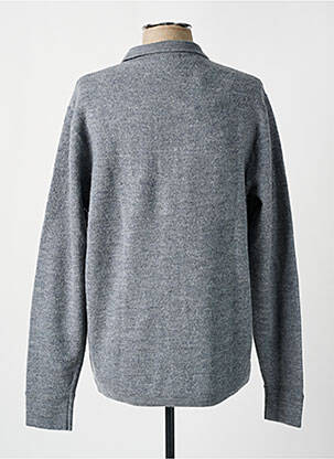 Gilet manches longues tissage chiné gris SELECTED homme