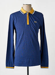 Polo manches longues manches longues bleu LEE COOPER homme