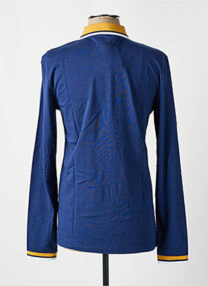 Polo manches longues manches longues bleu LEE COOPER homme