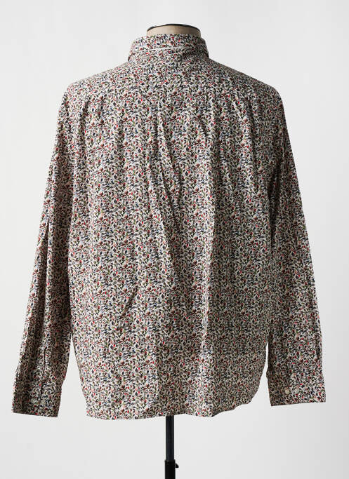 Chemise manches longues imprimé fantaisie vert CAMBRIDGE homme