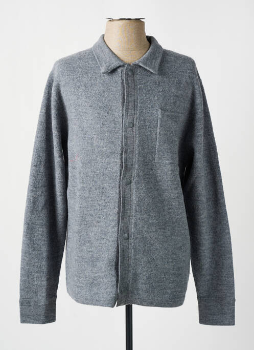 Gilet manches longues gris SELECTED pour homme