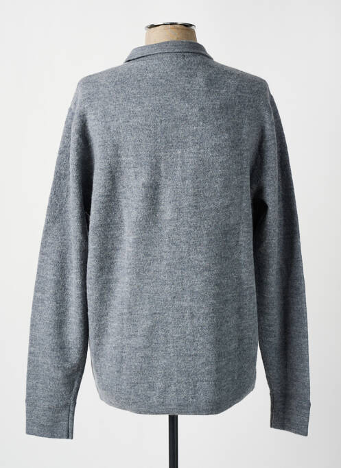 Gilet manches longues gris SELECTED pour homme