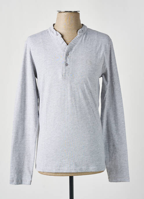 T-shirt gris LEE COOPER pour homme
