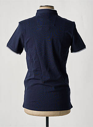 Polo tissage jersey manches courtes bleu CAMBRIDGE homme