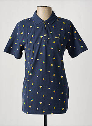 Polo coupe droite manches courtes bleu LEE COOPER homme