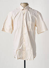 Chemise manches courtes imprimé fantaisie jaune BANDE ORIGINALE homme