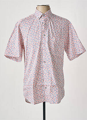 Chemise manches courtes imprimé fantaisie rose BANDE ORIGINALE homme
