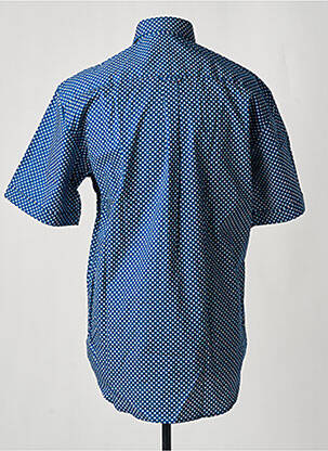 Chemise manches courtes imprimé fantaisie bleu BANDE ORIGINALE homme