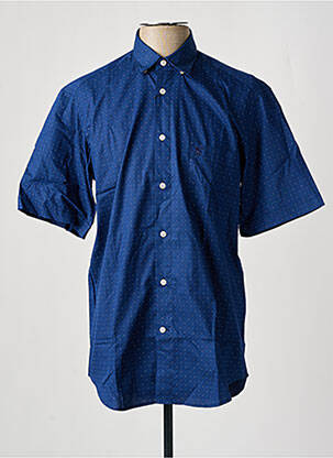 Chemise manches courtes imprimé fantaisie bleu BANDE ORIGINALE homme