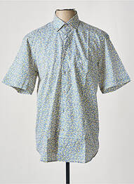 Chemise manches courtes imprimé fantaisie bleu BANDE ORIGINALE homme