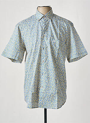 Chemise manches courtes imprimé fantaisie bleu BANDE ORIGINALE homme