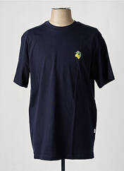 T-shirt bleu SELECTED pour homme seconde vue