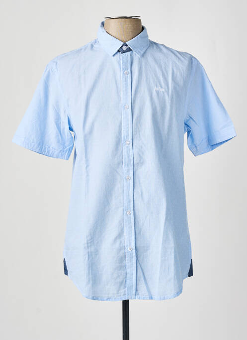 Chemise manches courtes bleu LEE COOPER pour homme
