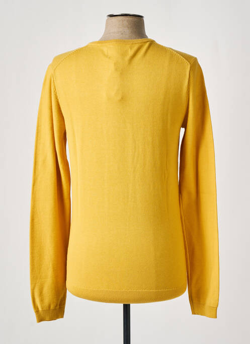 Pull col v manches longues jaune LEE COOPER homme