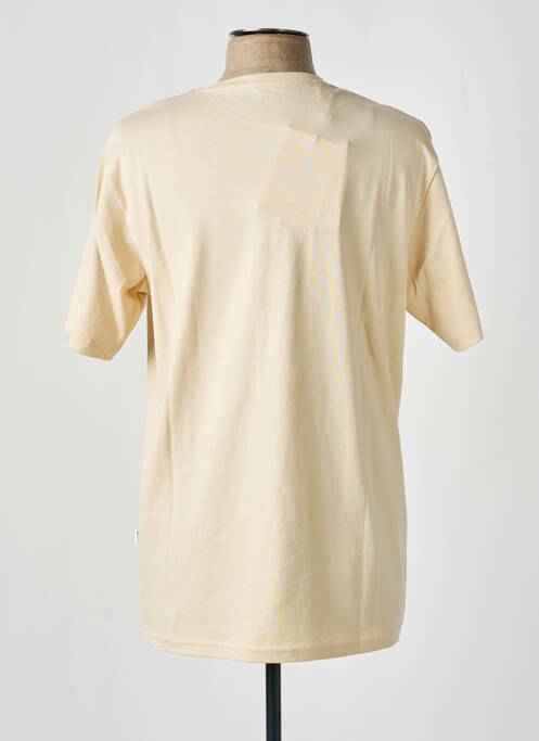T-shirt beige SELECTED pour homme