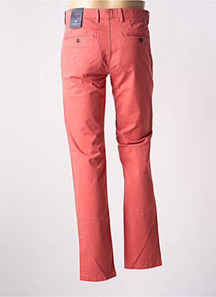 Pantalon chino tissage popeline taille normale orange CAMBRIDGE homme