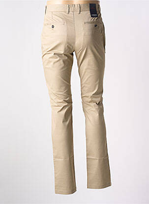 Pantalon chino tissage popeline taille normale beige CAMBRIDGE homme