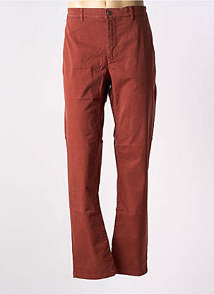 Pantalon chino stretch taille normale orange CAMBRIDGE homme