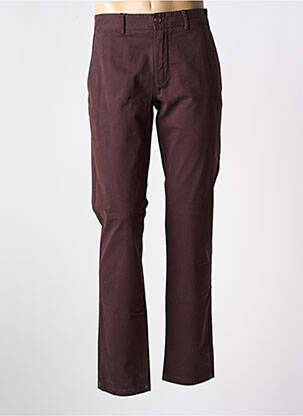 Pantalon chino stretch taille normale marron CAMBRIDGE homme
