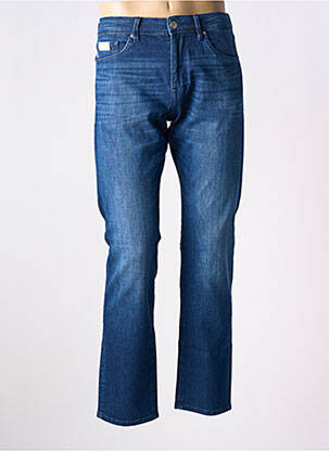 Jeans coupe droite stretch taille normale bleu SELECTED homme