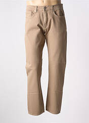 Jeans coupe droite marron SELECTED pour homme seconde vue