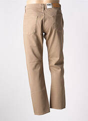 Jeans coupe droite marron SELECTED pour homme seconde vue