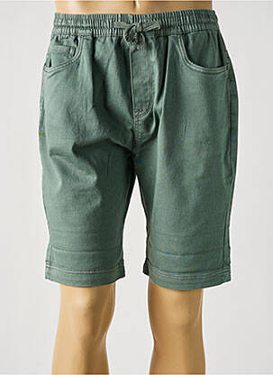 Bermuda tissage denim taille normale vert LEE COOPER homme