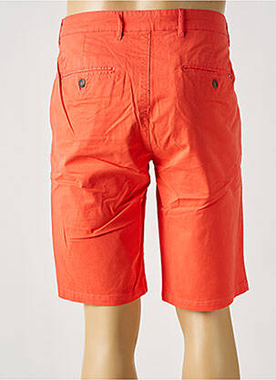 Bermuda taille à pinces taille normale orange CAMBRIDGE homme