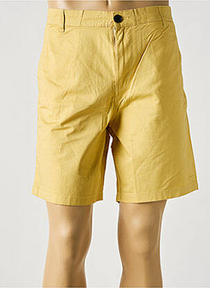 Bermuda taille à pinces taille normale jaune SELECTED homme