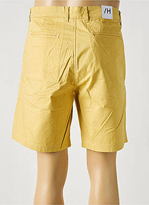 Bermuda taille à pinces taille normale jaune SELECTED homme
