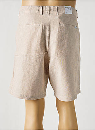 Bermuda taille à pinces taille normale beige SELECTED homme