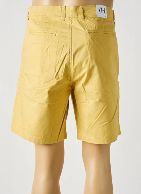 Bermuda taille à pinces taille normale jaune SELECTED homme