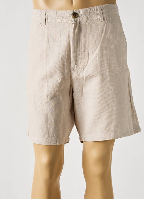 Bermuda beige SELECTED pour homme