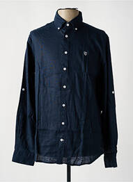 Chemise manches longues manches longues bleu CAMBRIDGE homme