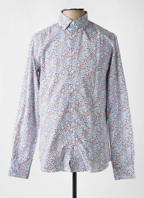 Chemise manches longues bleu CAMBRIDGE pour homme