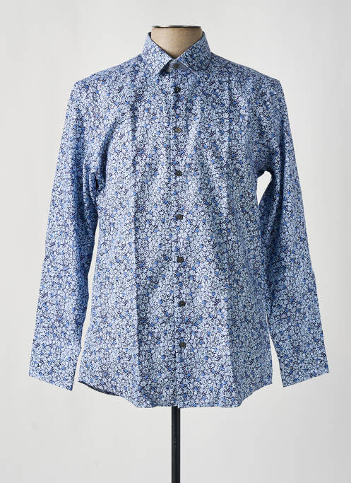 Chemise manches longues bleu SELECTED pour homme