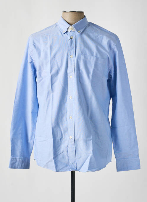 Chemise manches longues bleu SELECTED pour homme