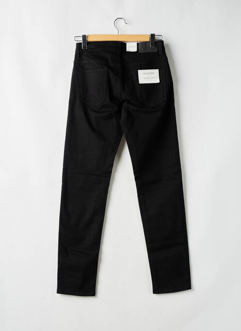 Pantalon slim noir SELECTED pour homme