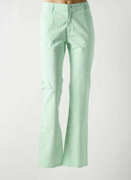 Pantalon droit vert MULTIPLES pour femme