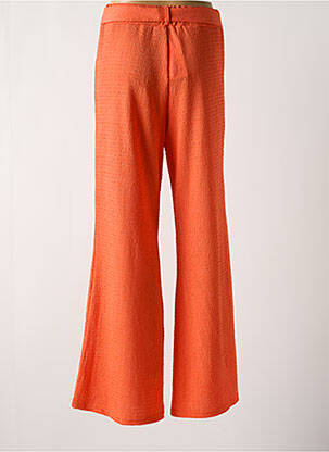 Pantalon flare taille élastique orange MULTIPLES femme