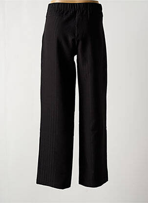 Pantalon droit taille élastique noir MULTIPLES femme