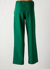 Pantalon droit vert MULTIPLES pour femme seconde vue