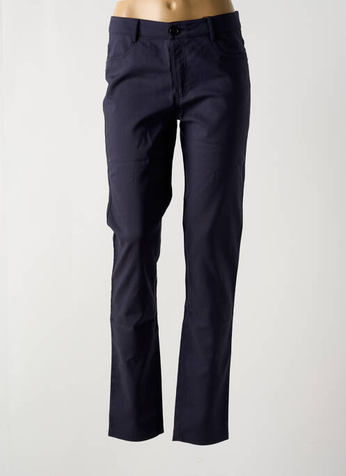 Pantalon slim bleu MULTIPLES pour femme