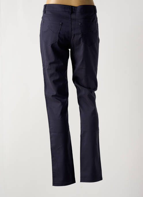 Pantalon slim bleu MULTIPLES pour femme