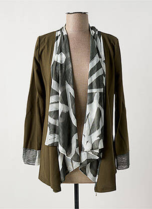 Veste casual manches longues vert MULTIPLES femme