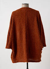 Gilet manches longues marron MULTIPLES pour femme seconde vue