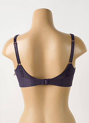 Soutien-gorge effet matière satinée haut soutien-gorge emboitant violet FLORALE BY TRIUMPH femme