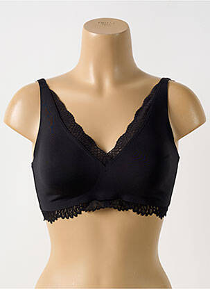 Soutien-gorge effet matière satinée haut soutien-gorge emboitant noir TRIUMPH femme