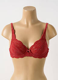Soutien-gorge effet matière satinée haut soutien-gorge emboitant rouge TRIUMPH femme