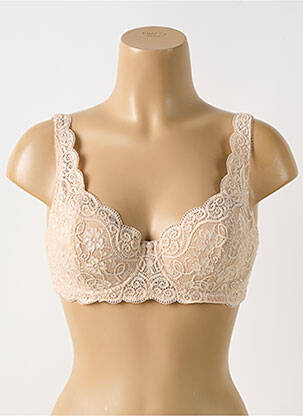 Soutien-gorge effet matière satinée haut soutien-gorge moulé chair TRIUMPH femme